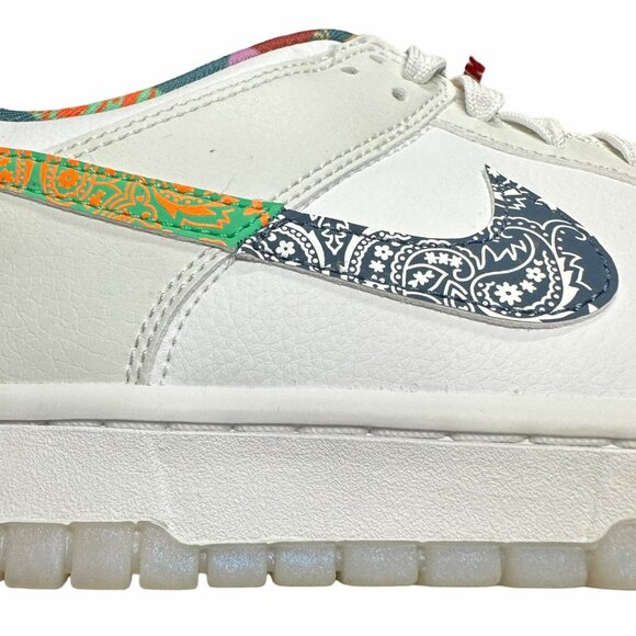 ✨Nike Dunk Low GS Paisley Size 6Y Kid's shoes Sneakers White FN8913-141✨ - Picture 10 of 10